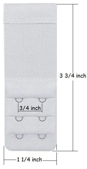 4 Bra Extenders 2 Hooks Wide Extensions With Elastic