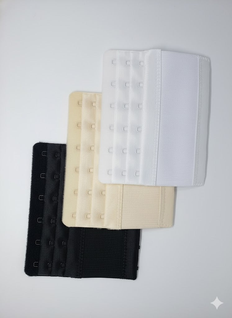 3 Bra Extenders 6 Hooks With Elastic Free Shipping